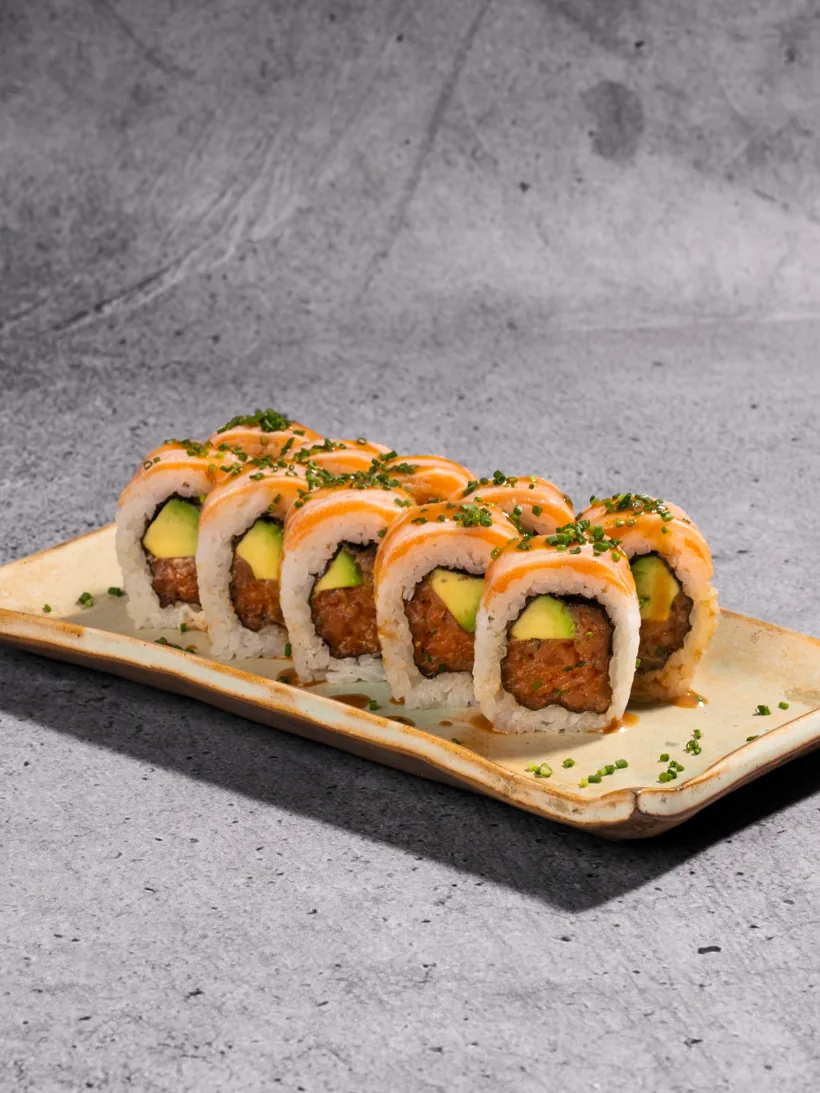 2 Salmones roll sin gluten Kanu Sushi